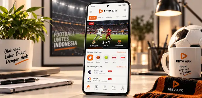 RBTV APK pada smartphone Android