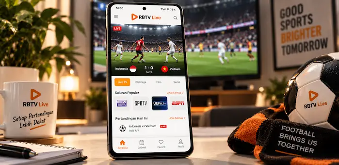 RBTV Live streaming olahraga di smartphone