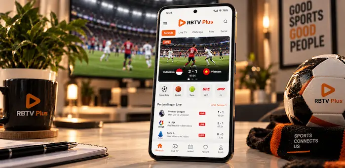 RBTV Plus pada smartphone Android